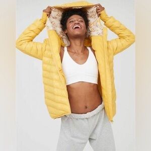 Aerie Yellow Puffer Jacket